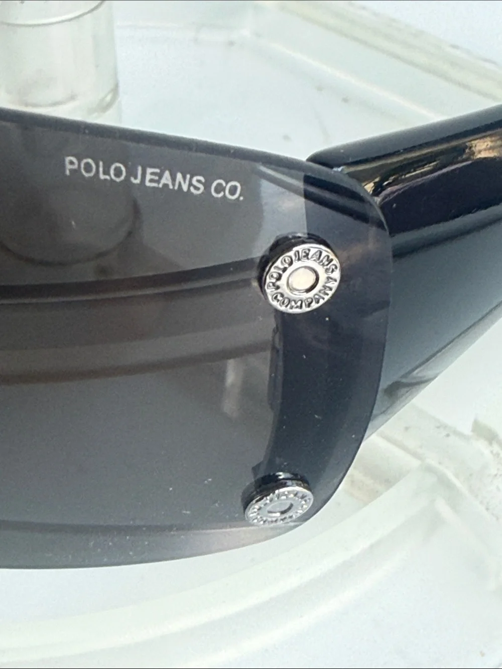 NEW POLO JEANS CO BY RALPH LAUREN CARLETON SUNGLASSES BLACK NEW WITHOUT BOX